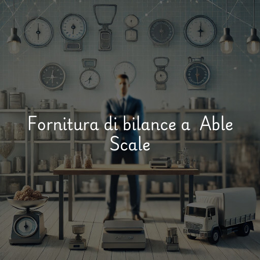 Fornitura di bilance a Able Scale & Equipment Corp