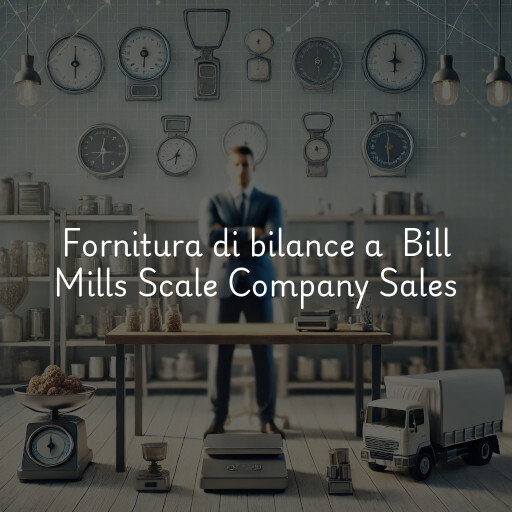 Fornitura di bilance a Bill Mills Scale Company Sales & Service