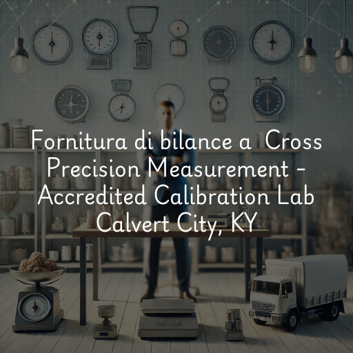 Fornitura di bilance a Cross Precision Measurement - Accredited Calibration Lab Calvert City, KY