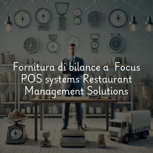 Fornitura di bilance a Focus POS systems Restaurant Management Solutions