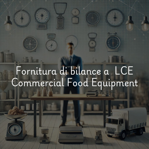 Fornitura di bilance a LCE Commercial Food Equipment