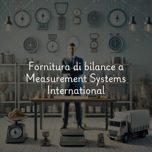 Fornitura di bilance a Measurement Systems International
