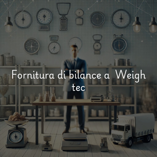 Fornitura di bilance a Weigh tec