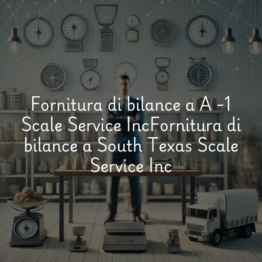 Fornitura di bilance a