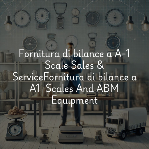 Fornitura di bilance a