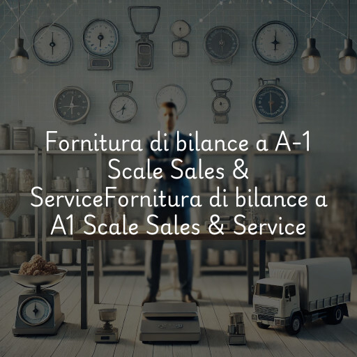 Fornitura di bilance a