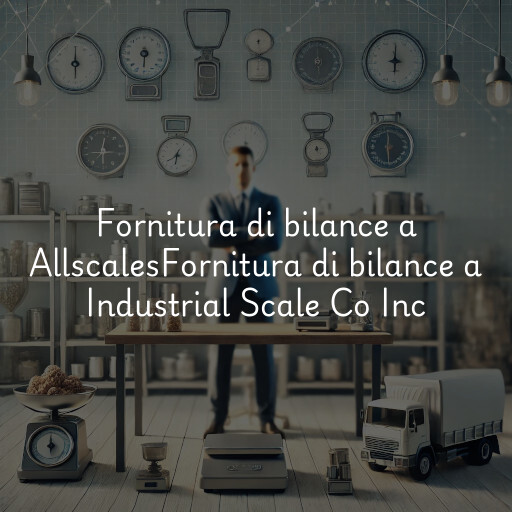 Fornitura di bilance a