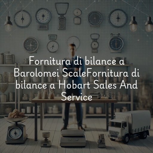 Fornitura di bilance a