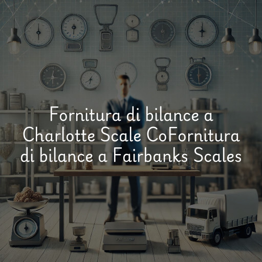 Fornitura di bilance a