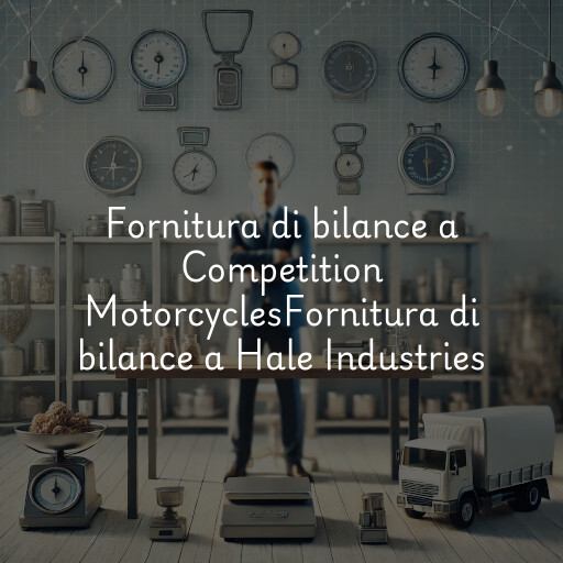 Fornitura di bilance a
