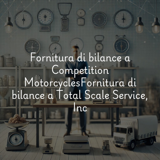 Fornitura di bilance a