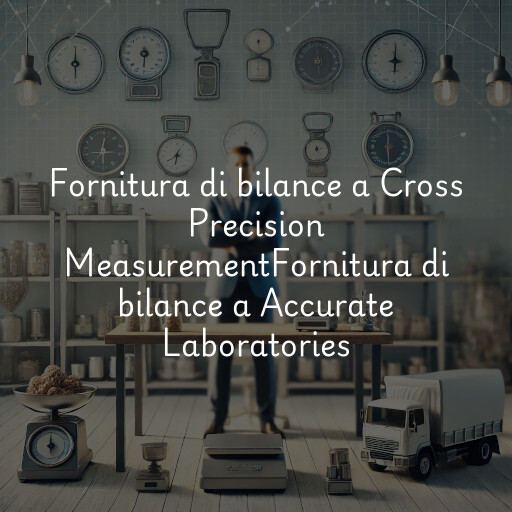 Fornitura di bilance a