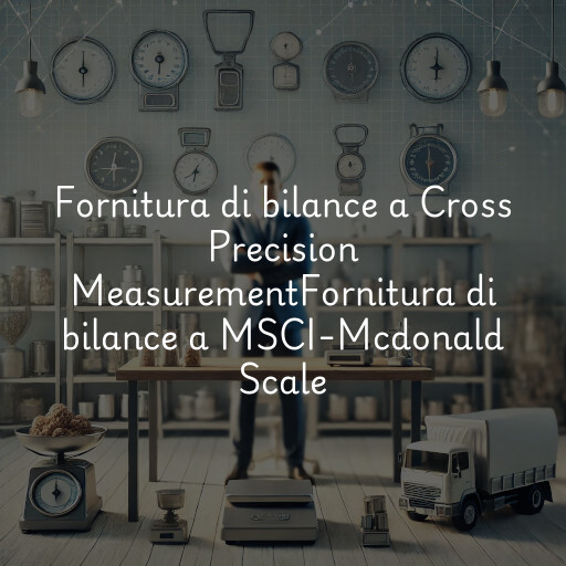 Fornitura di bilance a