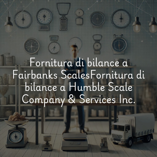 Fornitura di bilance a