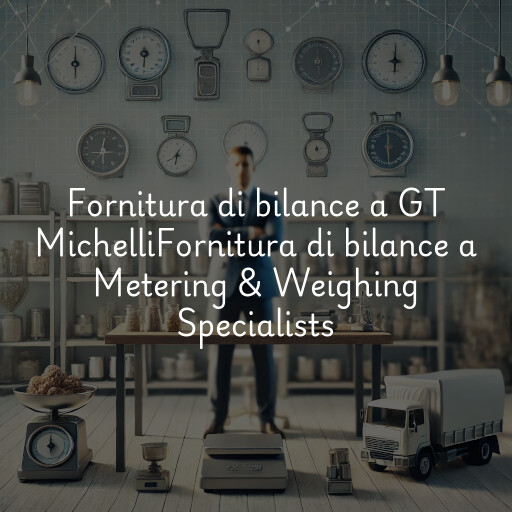 Fornitura di bilance a