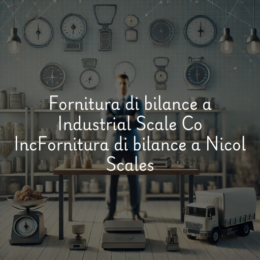 Fornitura di bilance a