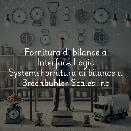 Fornitura di bilance a