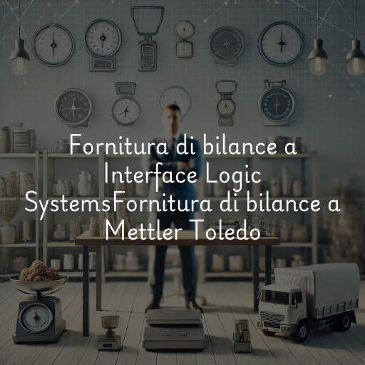 Fornitura di bilance a