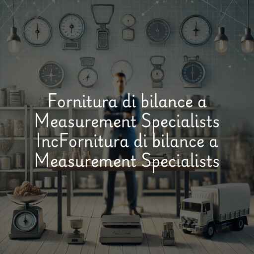 Fornitura di bilance a