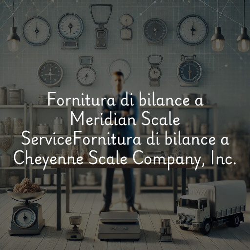 Fornitura di bilance a