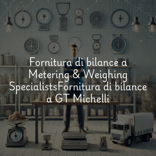 Fornitura di bilance a