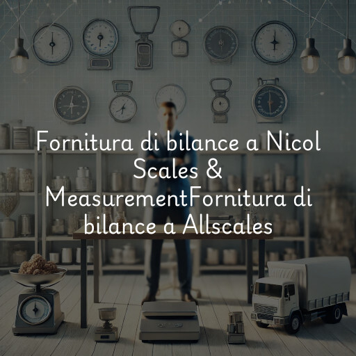 Fornitura di bilance a