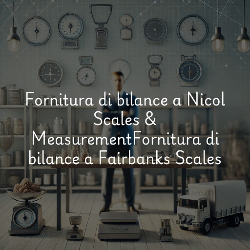Fornitura di bilance a