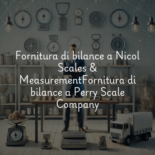 Fornitura di bilance a
