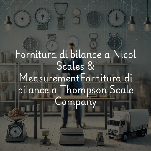 Fornitura di bilance a