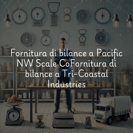 Fornitura di bilance a