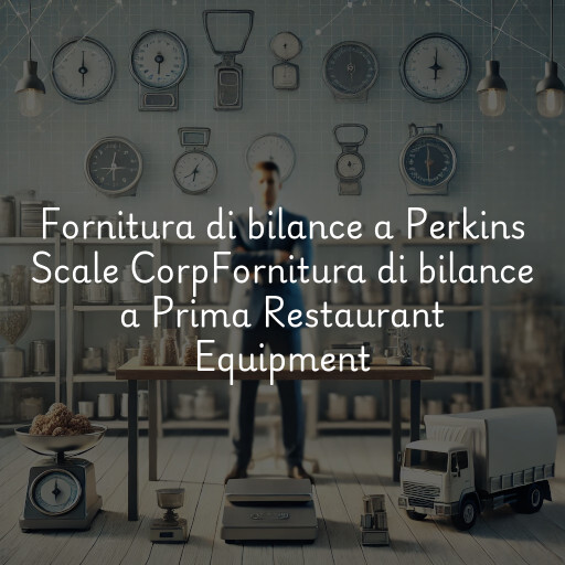 Fornitura di bilance a