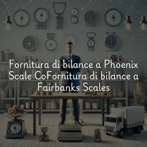 Fornitura di bilance a