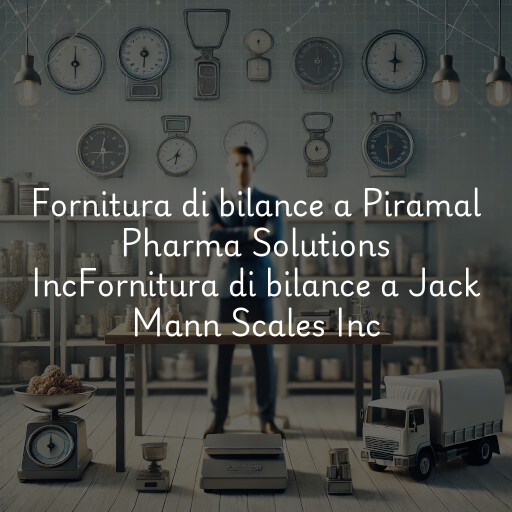 Fornitura di bilance a