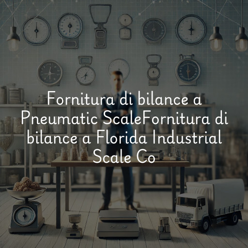 Fornitura di bilance a