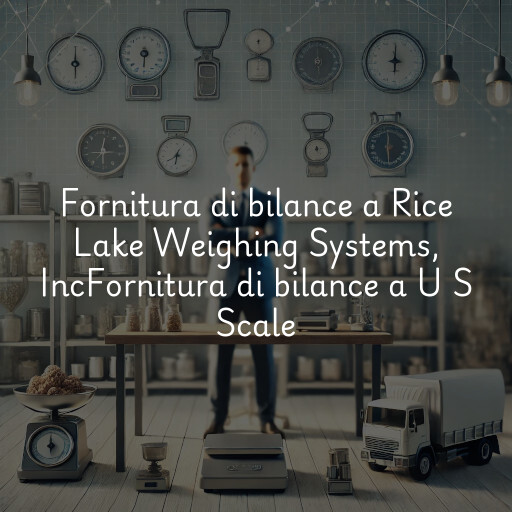 Fornitura di bilance a