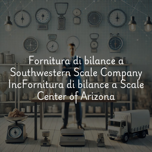 Fornitura di bilance a