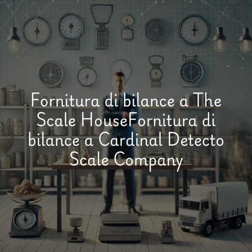 Fornitura di bilance a