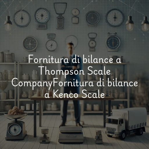 Fornitura di bilance a