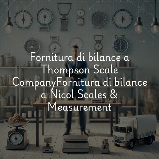 Fornitura di bilance a