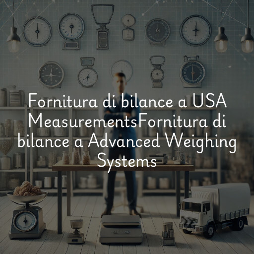 Fornitura di bilance a
