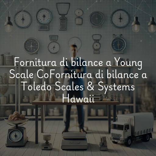 Fornitura di bilance a