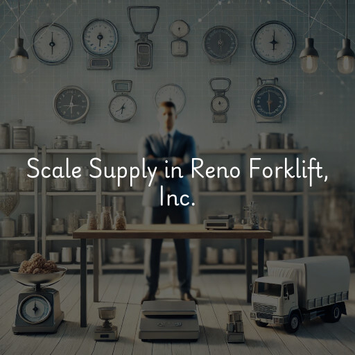 Scale Supply and Weighing Solutions Reno Forklift, Inc.