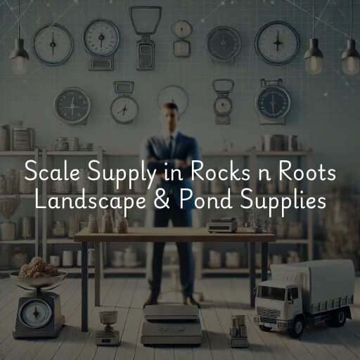 Scale Supply and Weighing Solutions Rocks n Roots Landscape & Pond Supplies