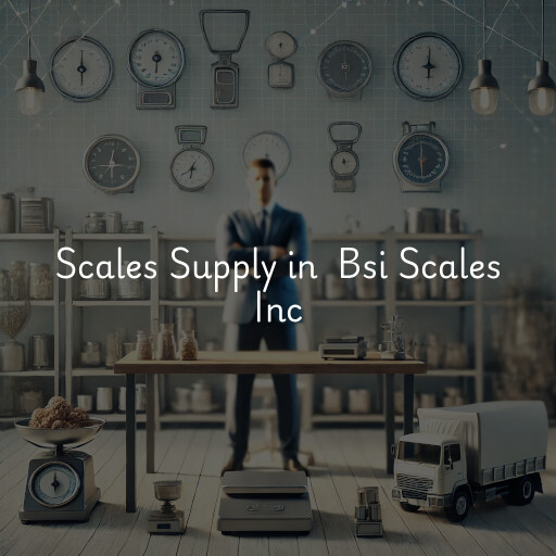 Scale Supplier at  Bsi Scales Inc
