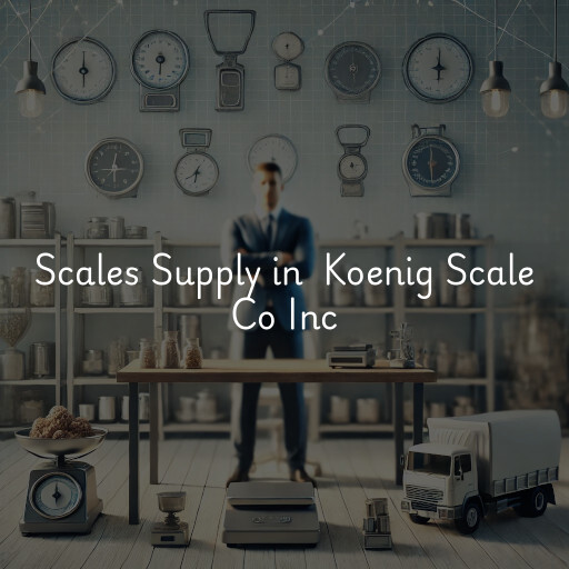 Scale Supplier at  Koenig Scale Co Inc