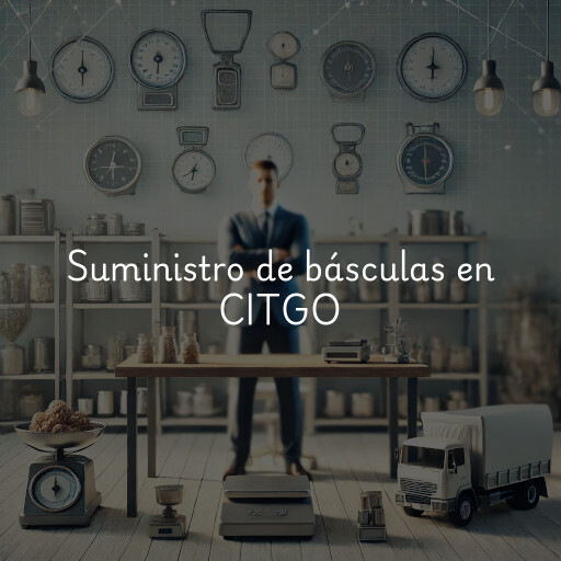 Suministro de básculas en CITGO
