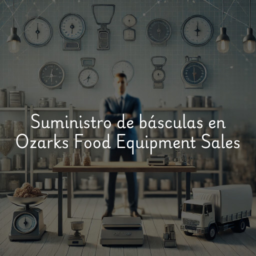 Suministro de básculas en Ozarks Food Equipment Sales & Service