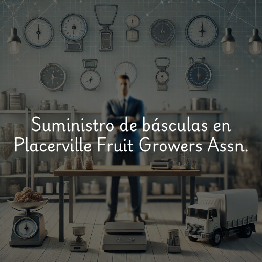 Suministro de básculas en Placerville Fruit Growers Assn.
