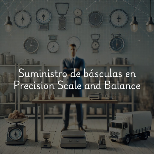 Suministro de básculas en Precision Scale and Balance