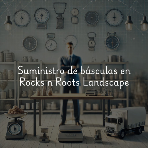 Suministro de básculas en Rocks n Roots Landscape & Pond Supplies